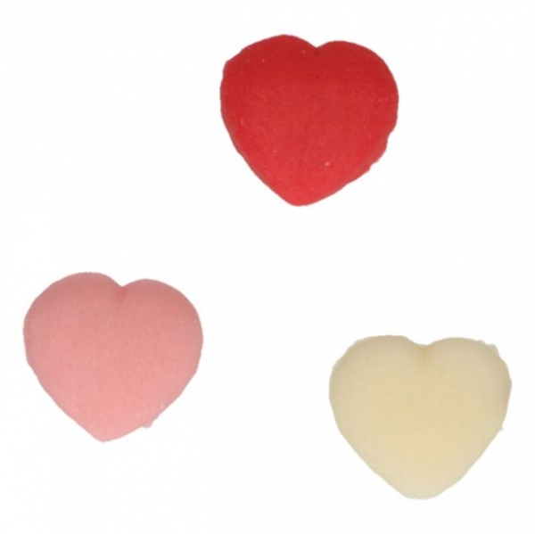 Marzipan Decorations - small Hearts